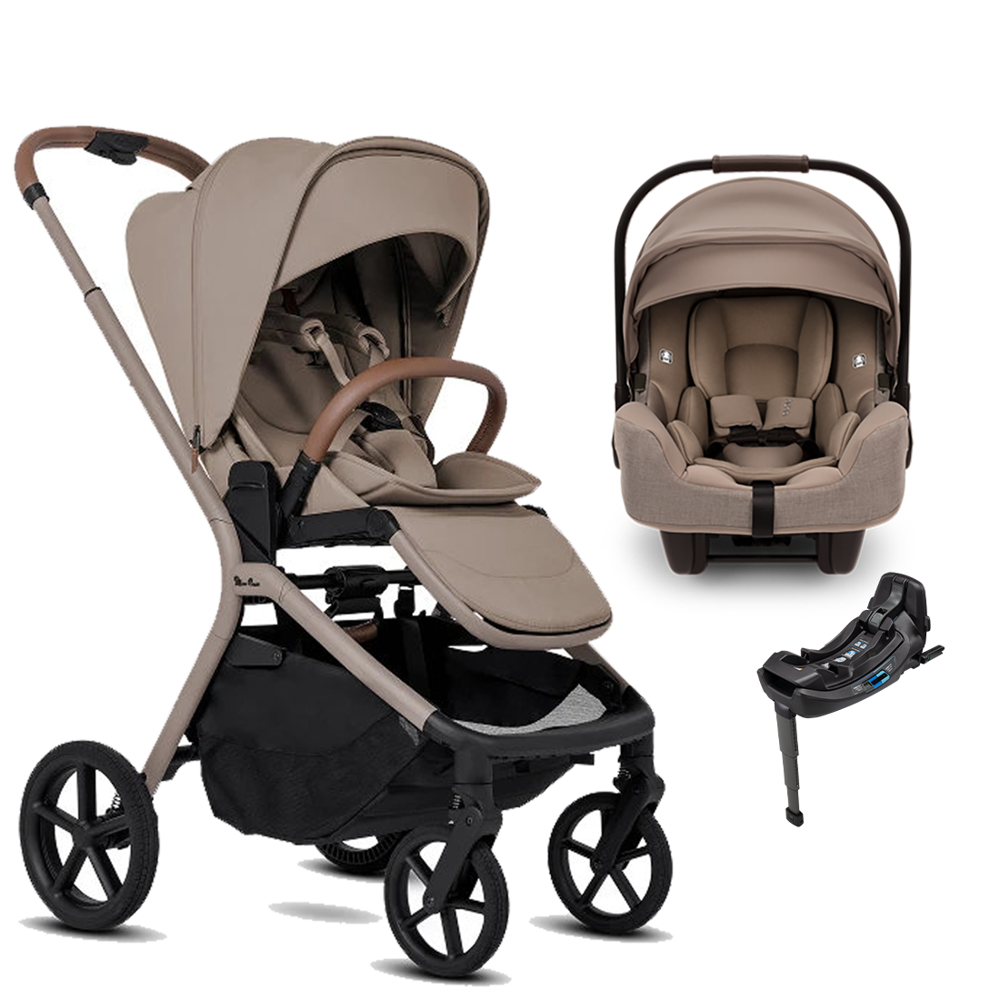 Silver Cross Breez Stroller + Nuna Pipa RX / Pipa Aire RX Travel System