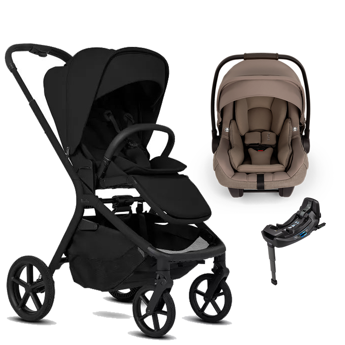 Silver Cross Breez Stroller + Nuna Pipa RX / Pipa Aire RX Travel System
