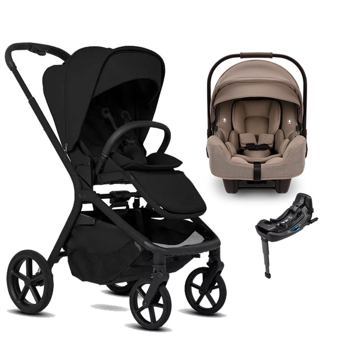 Silver Cross Breez Stroller + Nuna Pipa RX / Pipa Aire RX Travel System