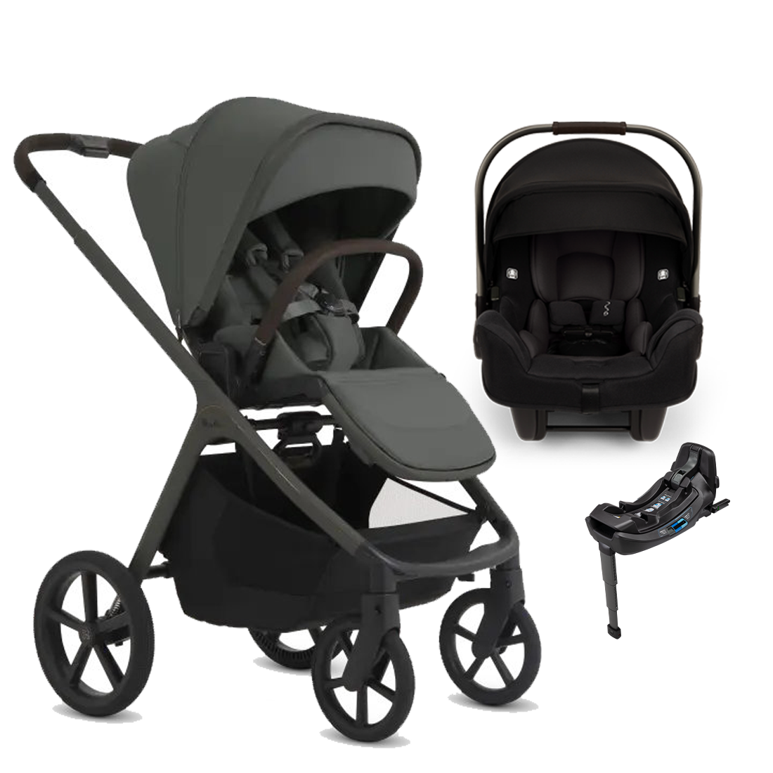 Silver Cross Cove 2 Stroller + Nuna Pipa RX / Pipa Aire RX Travel System
