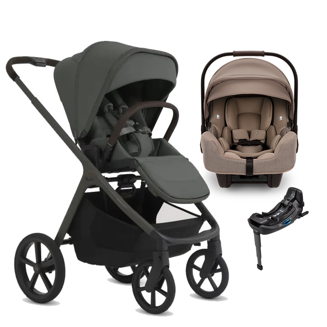 Silver Cross Cove 2 Stroller + Nuna Pipa RX / Pipa Aire RX Travel System