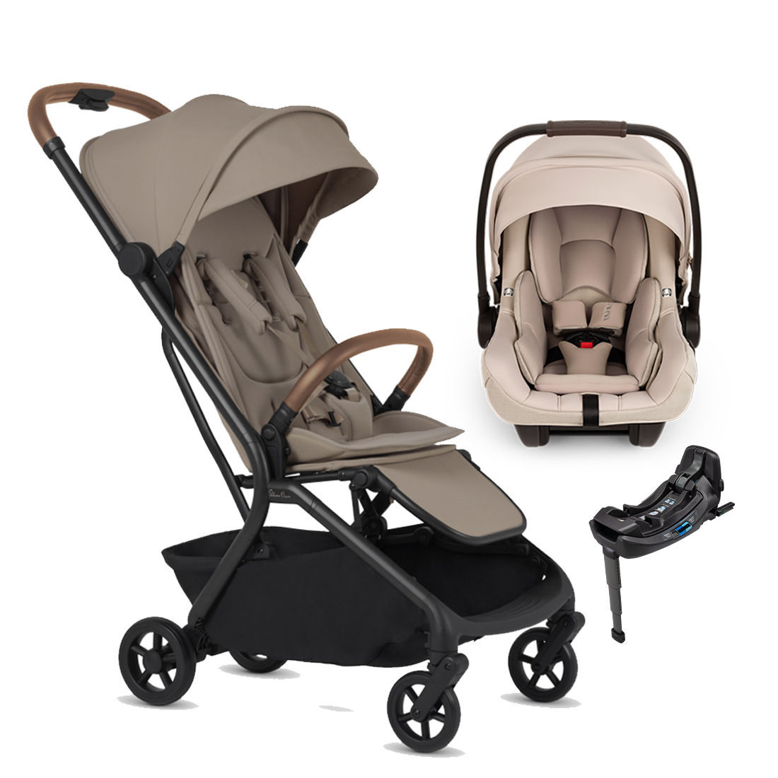 Silver Cross Nia Stroller + Nuna Pipa RX / Pipa Aire RX Travel System