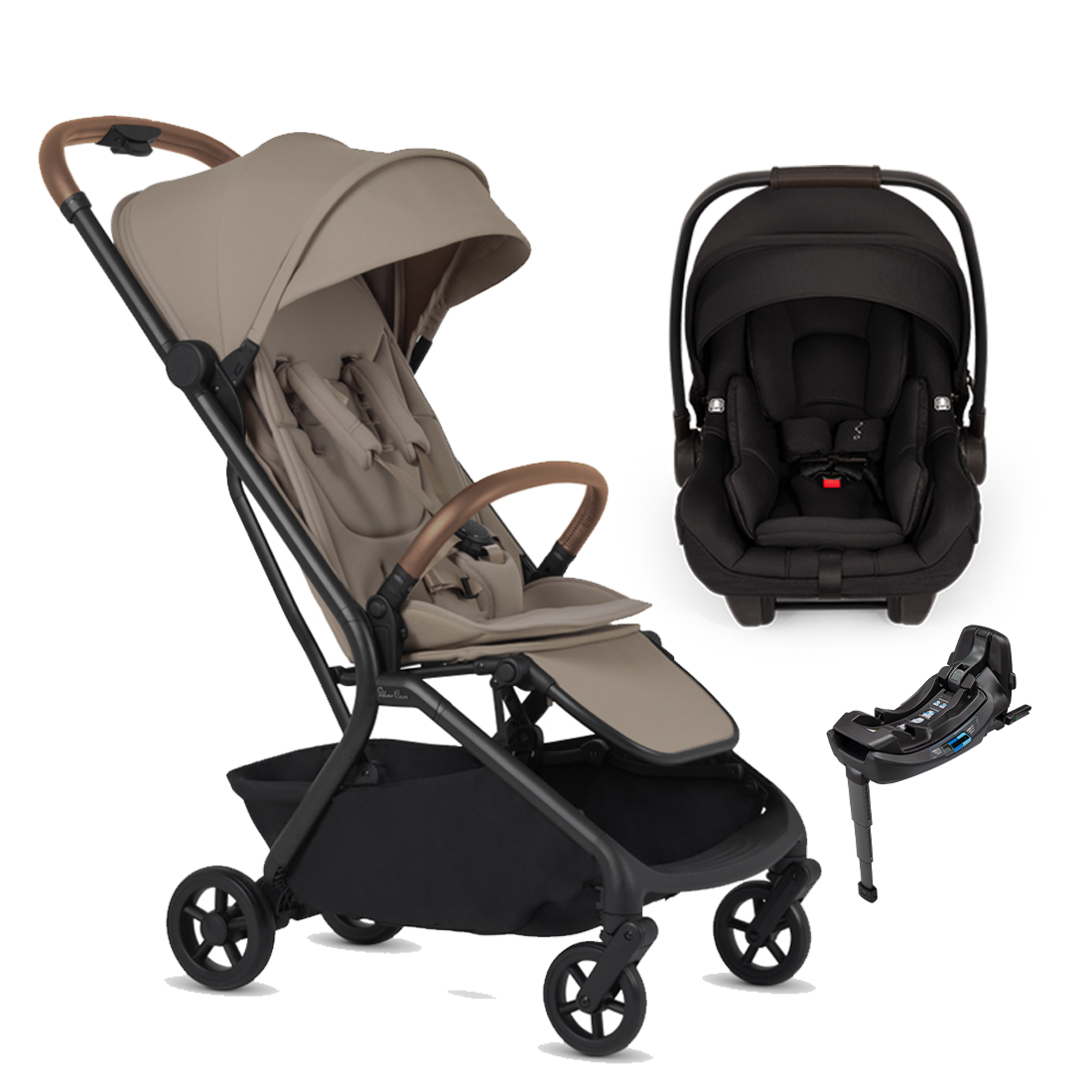 Silver Cross Nia Stroller + Nuna Pipa RX / Pipa Aire RX Travel System