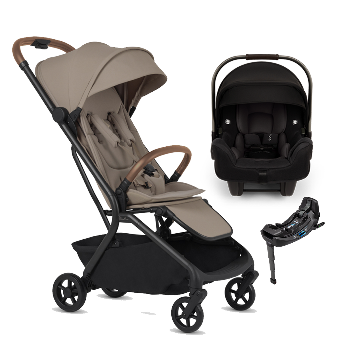 Silver Cross Nia Stroller + Nuna Pipa RX / Pipa Aire RX Travel System