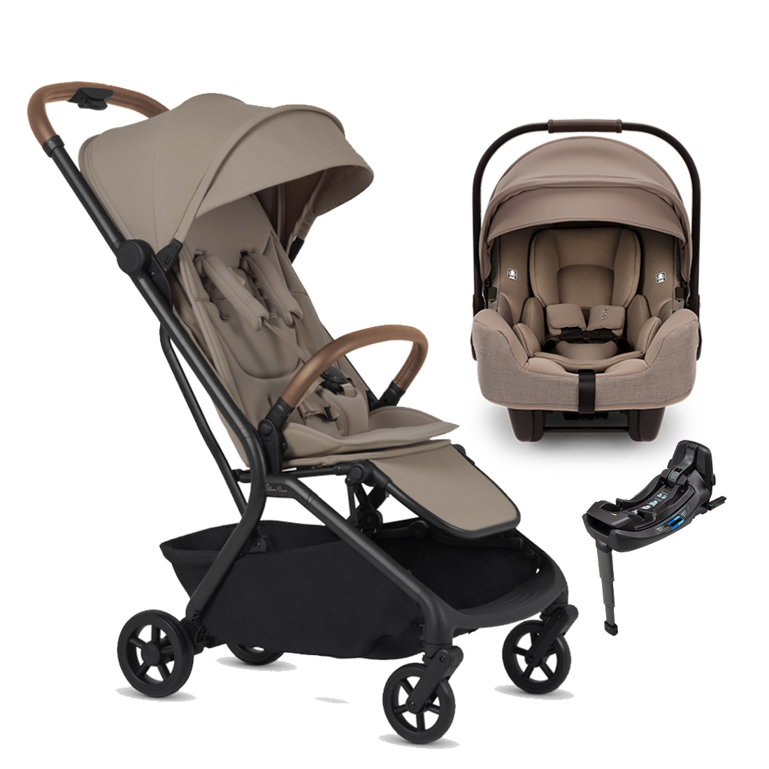 Silver Cross Nia Stroller + Nuna Pipa RX / Pipa Aire RX Travel System