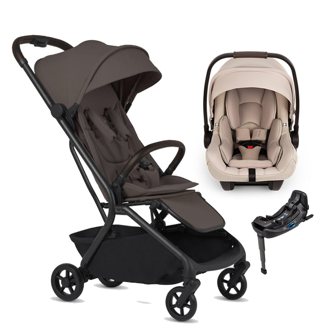 Silver Cross Nia Stroller + Nuna Pipa RX / Pipa Aire RX Travel System