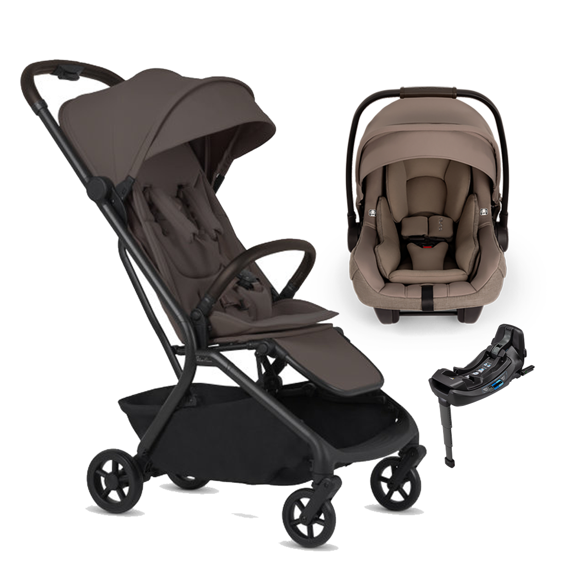 Silver Cross Nia Stroller + Nuna Pipa RX / Pipa Aire RX Travel System