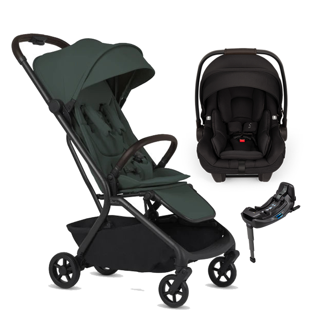 Silver Cross Nia Stroller + Nuna Pipa RX / Pipa Aire RX Travel System