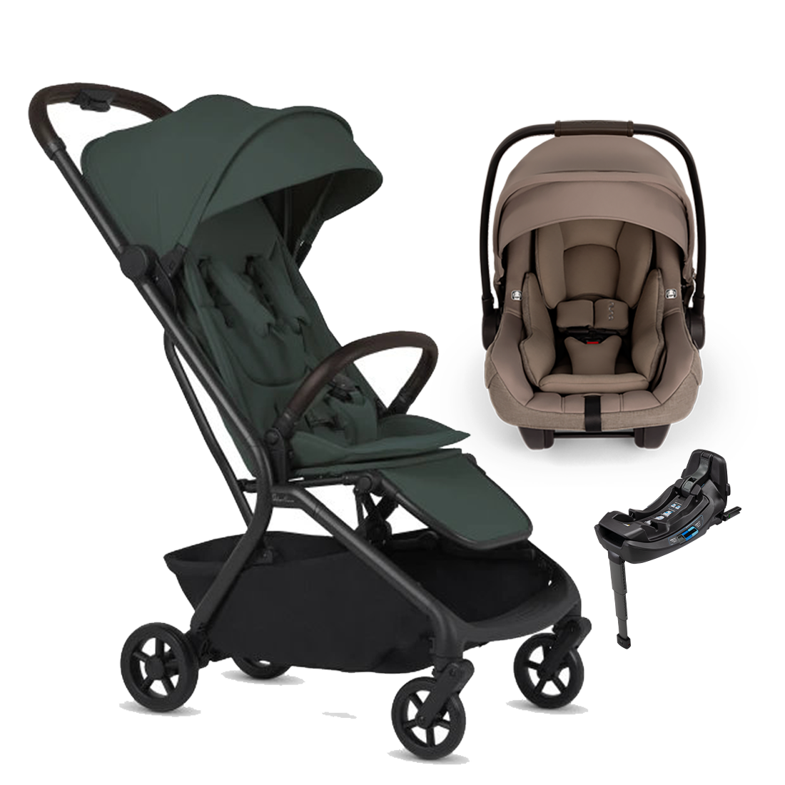 Silver Cross Nia Stroller + Nuna Pipa RX / Pipa Aire RX Travel System