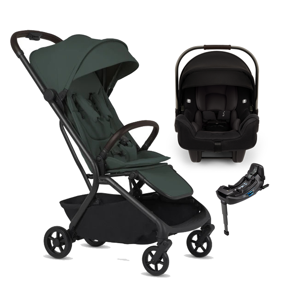 Silver Cross Nia Stroller + Nuna Pipa RX / Pipa Aire RX Travel System