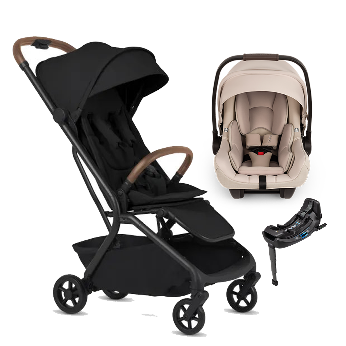 Silver Cross Nia Stroller + Nuna Pipa RX / Pipa Aire RX Travel System