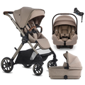 Silver Cross Reef 2 Stroller + Bassinet + Nuna Pipa RX / Pipa Aire RX Travel System