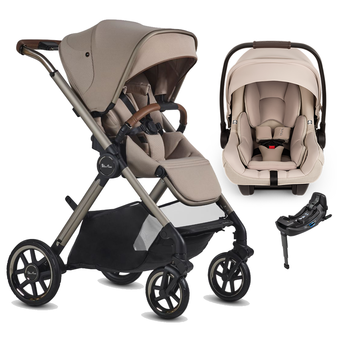 Silver Cross Reef 2 Stroller + Nuna Pipa RX / Pipa Aire RX Travel System