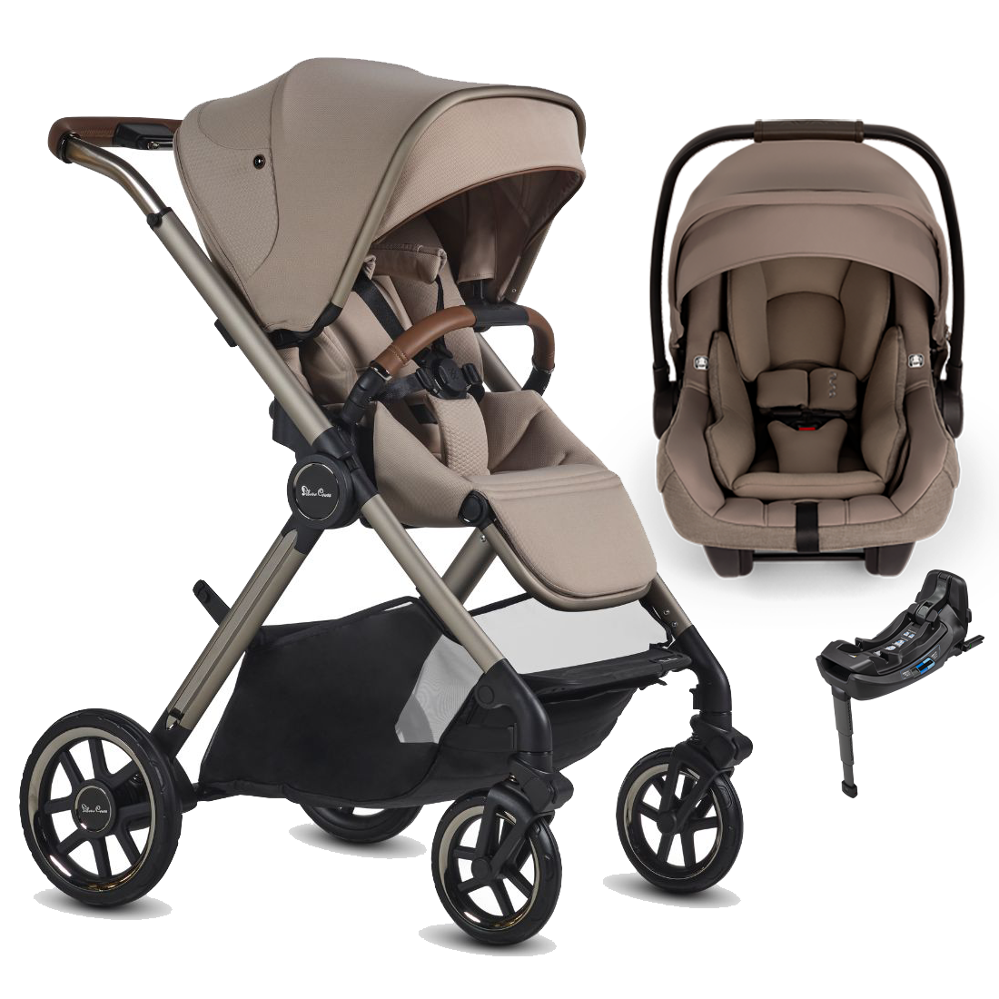 Silver Cross Reef 2 Stroller + Nuna Pipa RX / Pipa Aire RX Travel System