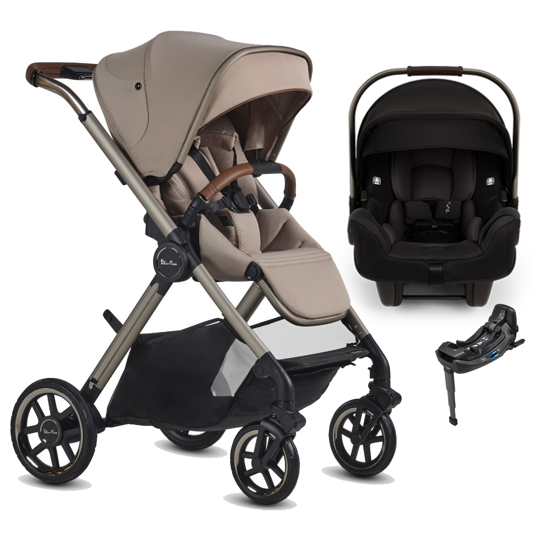 Silver Cross Reef 2 Stroller + Nuna Pipa RX / Pipa Aire RX Travel System