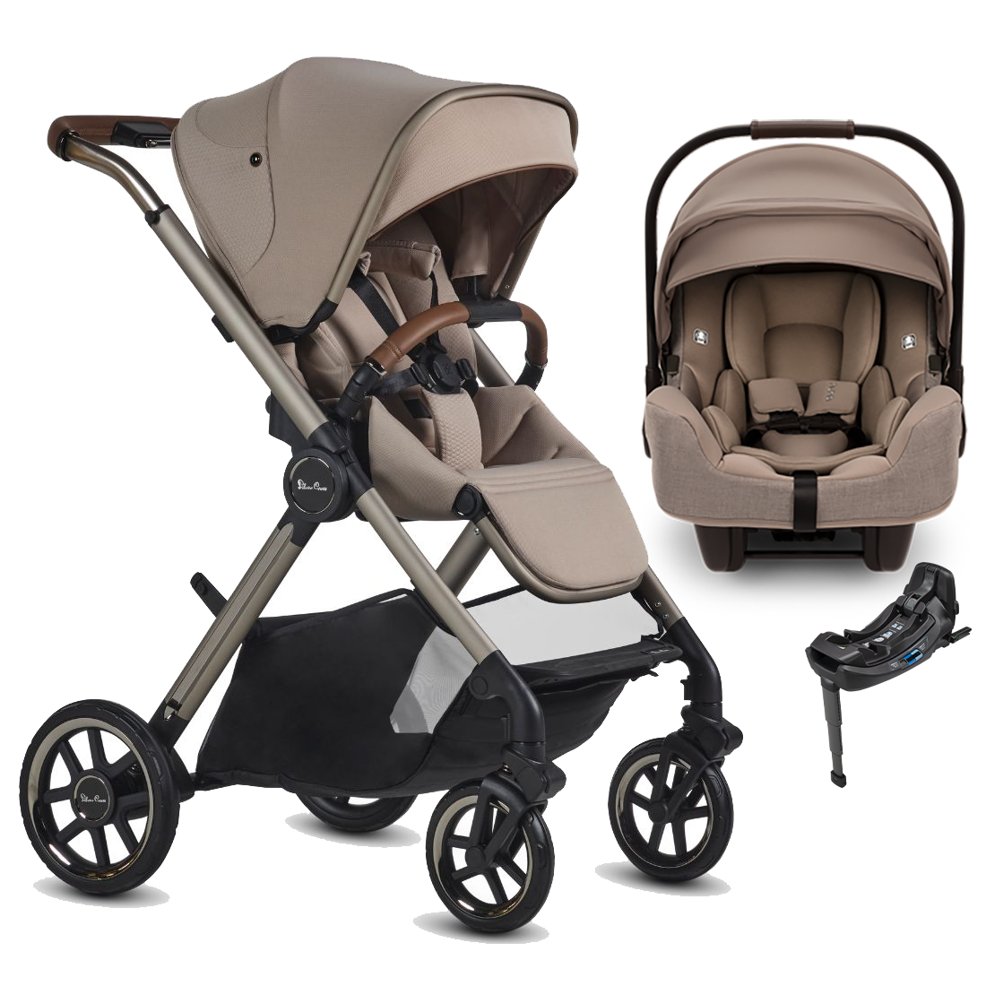 Silver Cross Reef 2 Stroller + Nuna Pipa RX / Pipa Aire RX Travel System