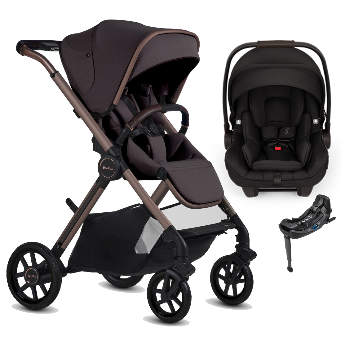 Silver Cross Reef 2 Stroller + Nuna Pipa RX / Pipa Aire RX Travel System