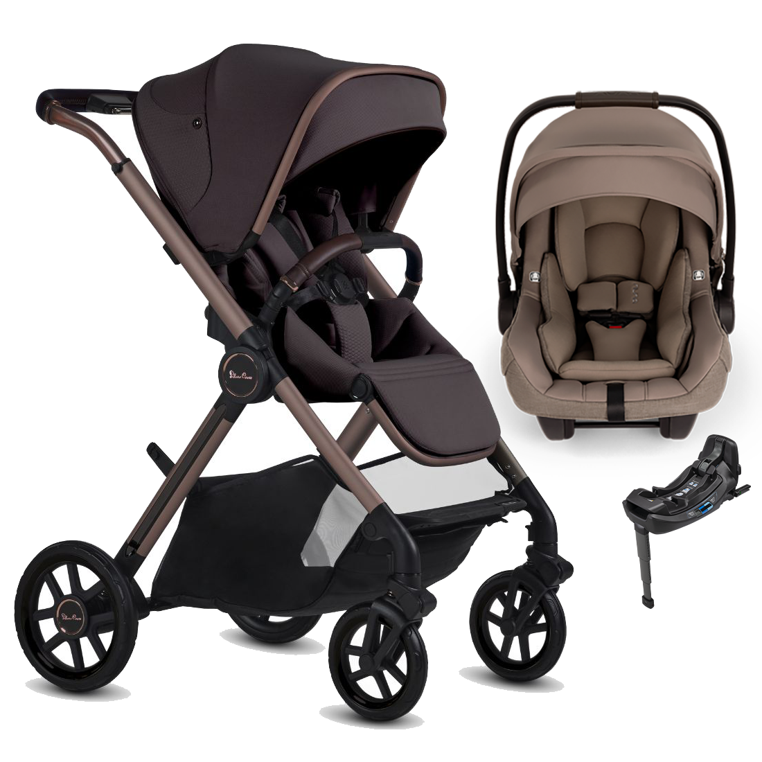 Silver Cross Reef 2 Stroller + Nuna Pipa RX / Pipa Aire RX Travel System