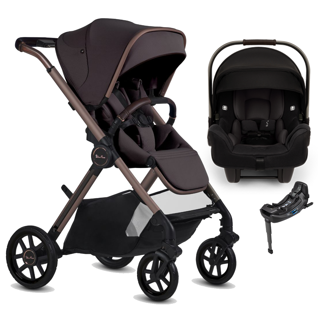 Silver Cross Reef 2 Stroller + Nuna Pipa RX / Pipa Aire RX Travel System