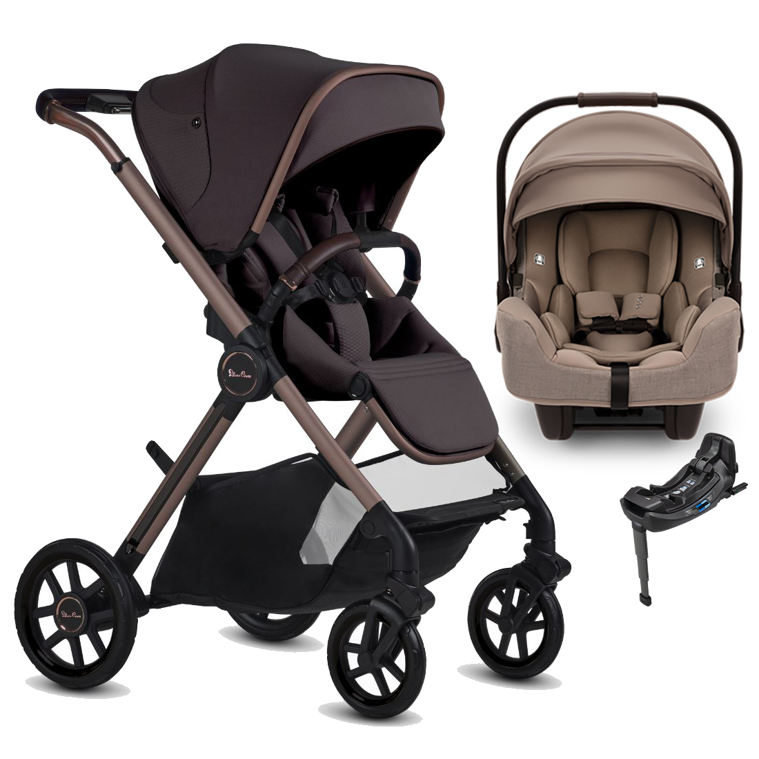 Silver Cross Reef 2 Stroller + Nuna Pipa RX / Pipa Aire RX Travel System