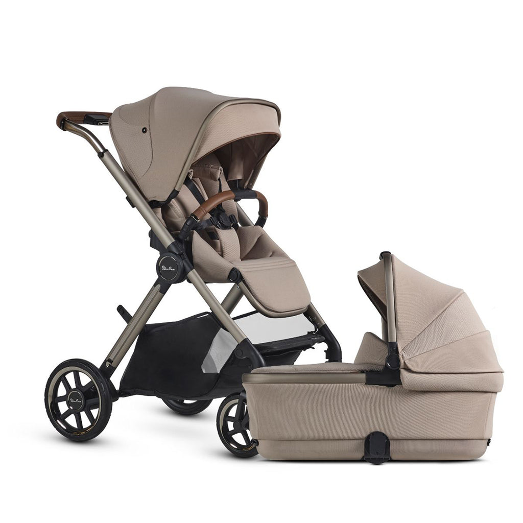 Silver Cross Reef 2 Stroller + Folding Bassinet