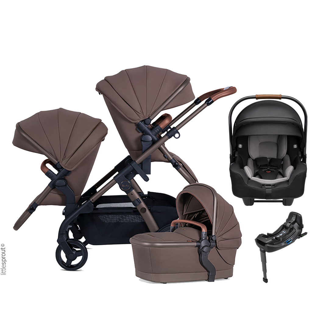 Silver Cross Wave 3 Stroller + Nuna Pipa RX / Pipa Aire RX Travel System