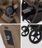 Silver Cross Breez Stroller + Bassinet + Nuna Pipa RX / Pipa Aire RX Travel System