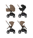 Silver Cross Breez Stroller + Bassinet + Nuna Pipa RX / Pipa Aire RX Travel System
