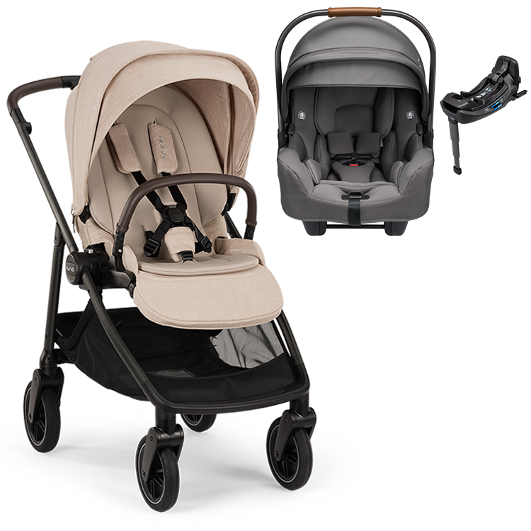 Nuna® SWIV™ Stroller +  PIPA Aire / PIPA RX / PIPA Aire RX Travel System