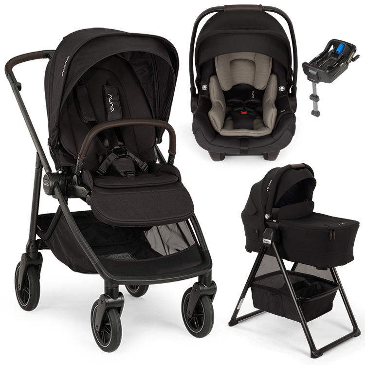 Nuna® SWIV™ Stroller + Bassinet + PIPA Aire / PIPA RX / PIPA Aire RX Travel System