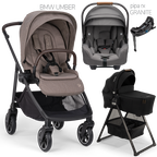 Nuna® SWIV™ Stroller + Bassinet + PIPA Aire / PIPA RX / PIPA Aire RX Travel System