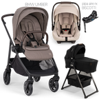 Nuna® SWIV™ Stroller + Bassinet + PIPA Aire / PIPA RX / PIPA Aire RX Travel System