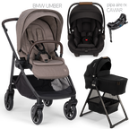 Nuna® SWIV™ Stroller + Bassinet + PIPA Aire / PIPA RX / PIPA Aire RX Travel System