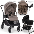 Nuna® SWIV™ Stroller + Bassinet + PIPA Aire / PIPA RX / PIPA Aire RX Travel System