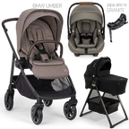 Nuna® SWIV™ Stroller + Bassinet + PIPA Aire / PIPA RX / PIPA Aire RX Travel System