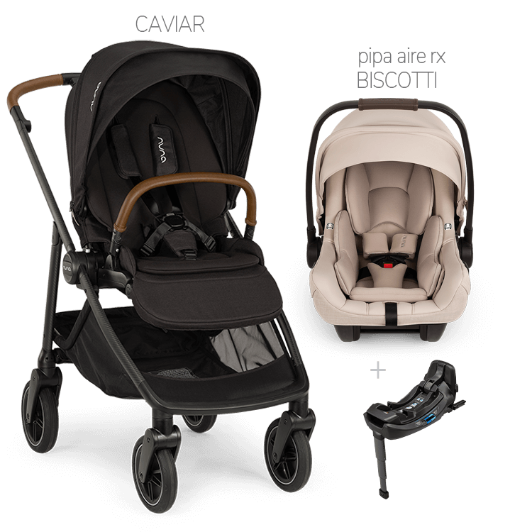 Nuna® SWIV™ Stroller +  PIPA Aire / PIPA RX / PIPA Aire RX Travel System