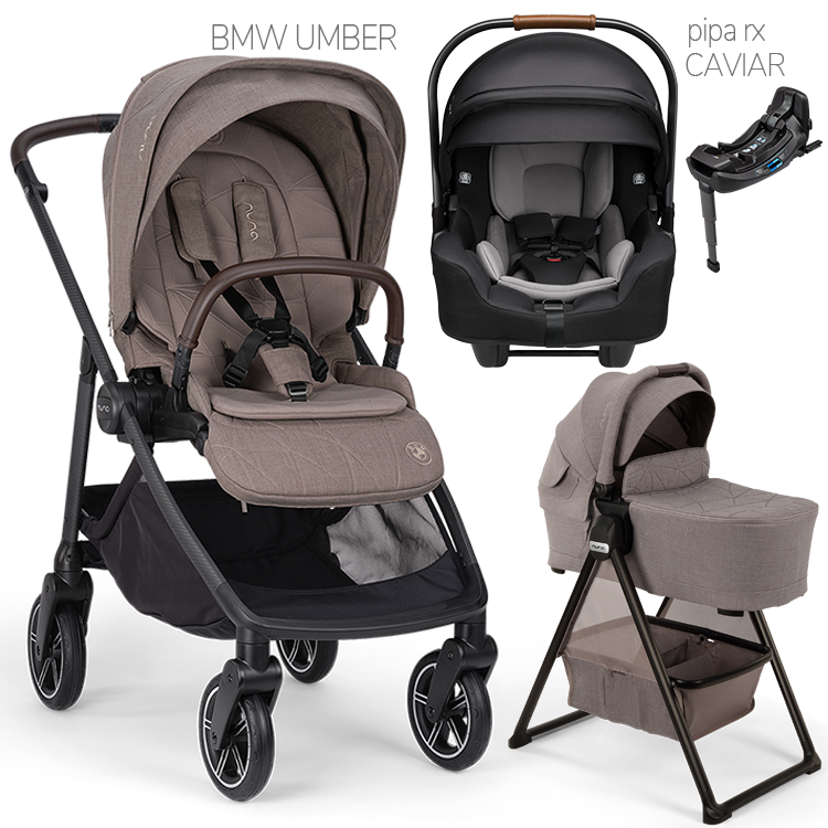 Nuna® SWIV™ Stroller + Bassinet + PIPA Aire / PIPA RX / PIPA Aire RX Travel System