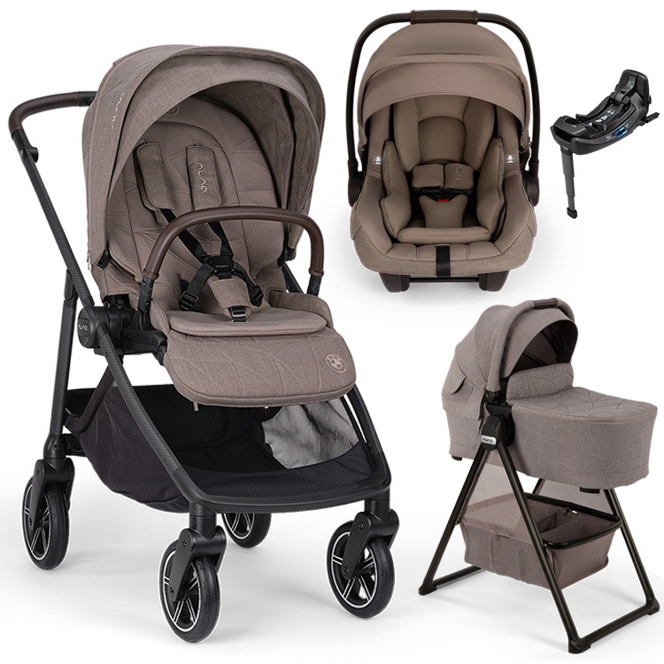 Nuna® SWIV™ Stroller + Bassinet + PIPA Aire / PIPA RX / PIPA Aire RX T