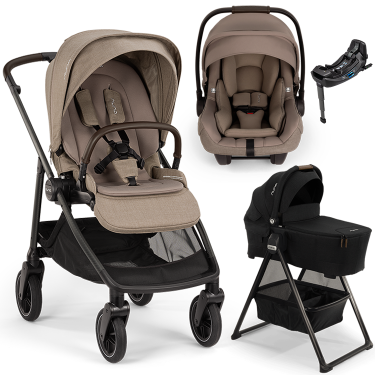 Nuna® SWIV™ Stroller + Bassinet + PIPA Aire / PIPA RX / PIPA Aire RX Travel System