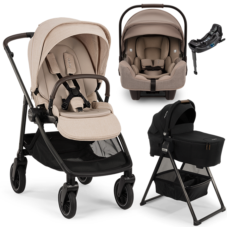 Nuna® SWIV™ Stroller + Bassinet + PIPA Aire / PIPA RX / PIPA Aire RX Travel System