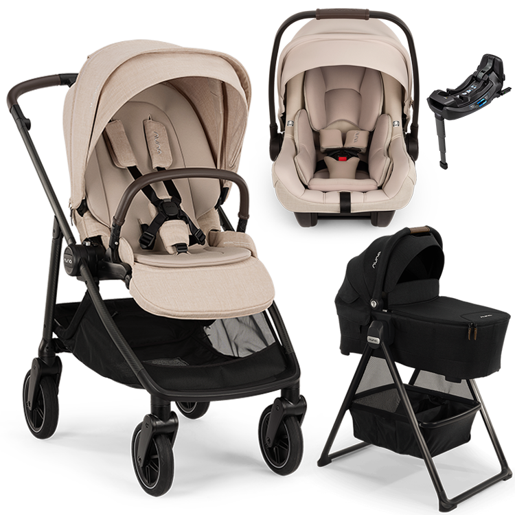 Nuna® SWIV™ Stroller + Bassinet + PIPA Aire / PIPA RX / PIPA Aire RX Travel System