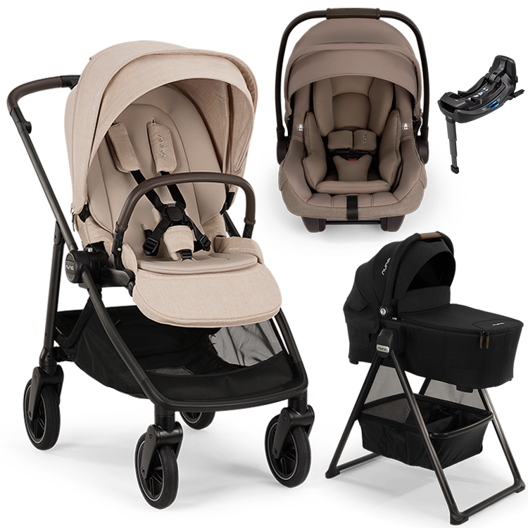 Nuna® SWIV™ Stroller + Bassinet + PIPA Aire / PIPA RX / PIPA Aire RX Travel System