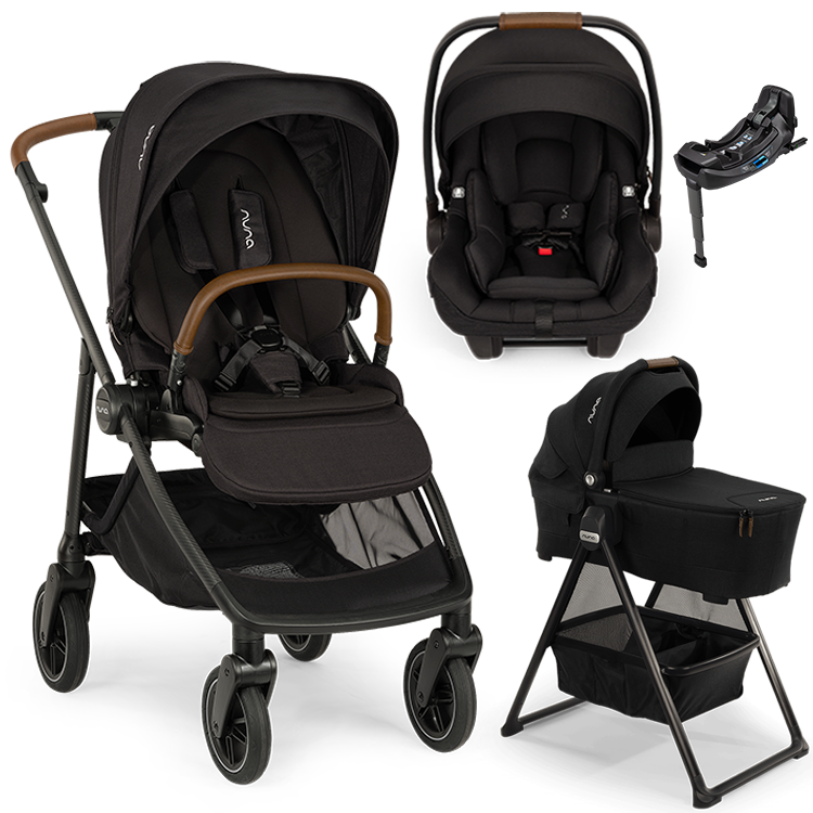 Nuna® SWIV™ Stroller + Bassinet + PIPA Aire / PIPA RX / PIPA Aire RX Travel System