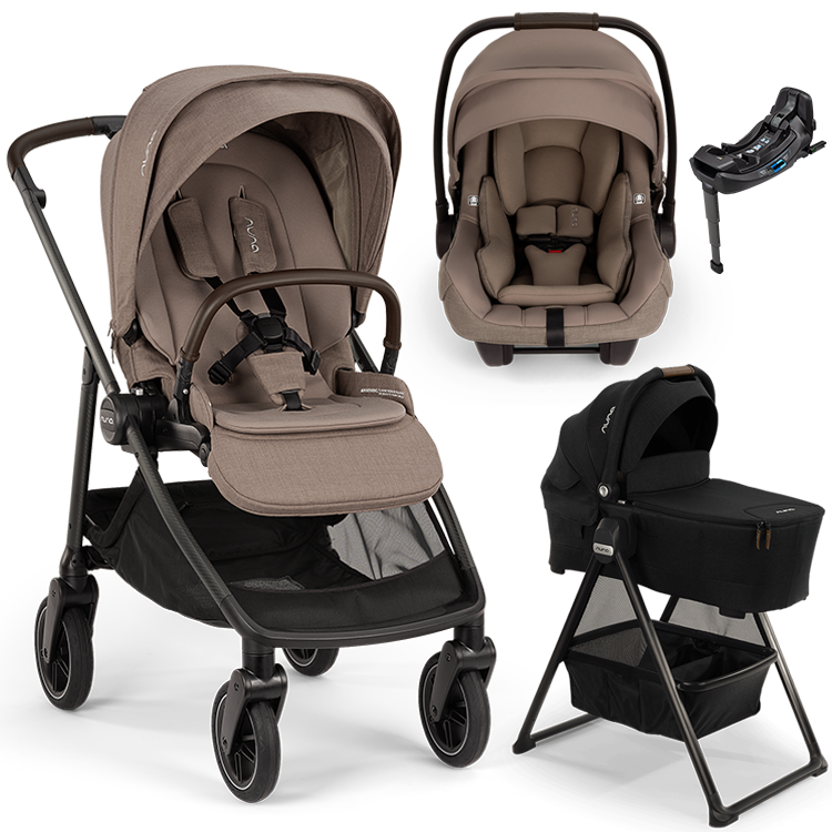 Nuna® SWIV™ Stroller + Bassinet + PIPA Aire / PIPA RX / PIPA Aire RX Travel System