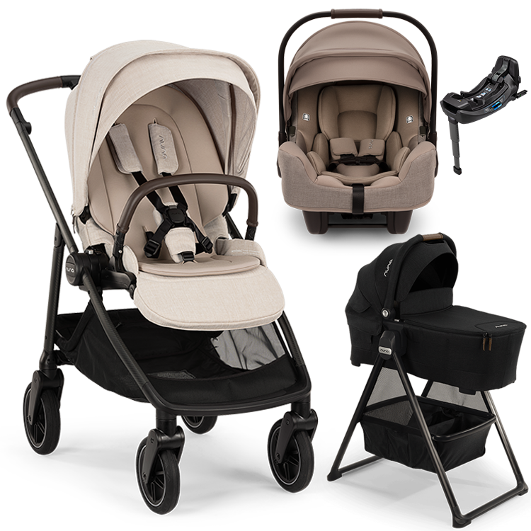 Nuna® SWIV™ Stroller + Bassinet + PIPA Aire / PIPA RX / PIPA Aire RX Travel System