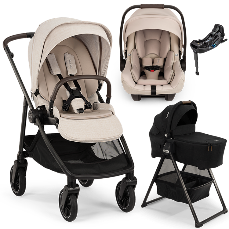 Nuna® SWIV™ Stroller + Bassinet + PIPA Aire / PIPA RX / PIPA Aire RX Travel System