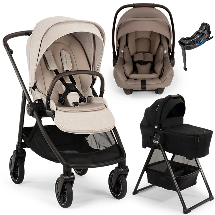Nuna® SWIV™ Stroller + Bassinet + PIPA Aire / PIPA RX / PIPA Aire RX Travel System