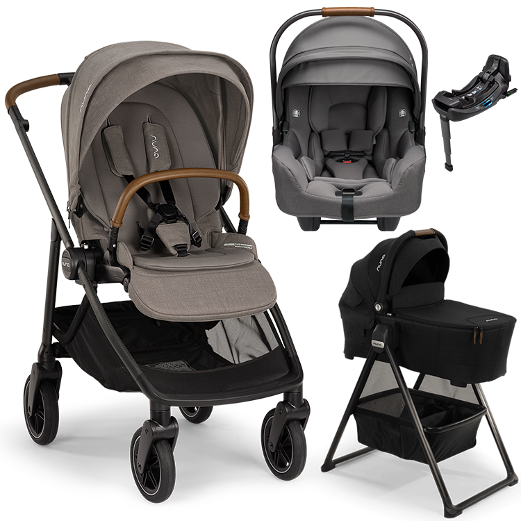Nuna® SWIV™ Stroller + Bassinet + PIPA Aire / PIPA RX / PIPA Aire RX Travel System