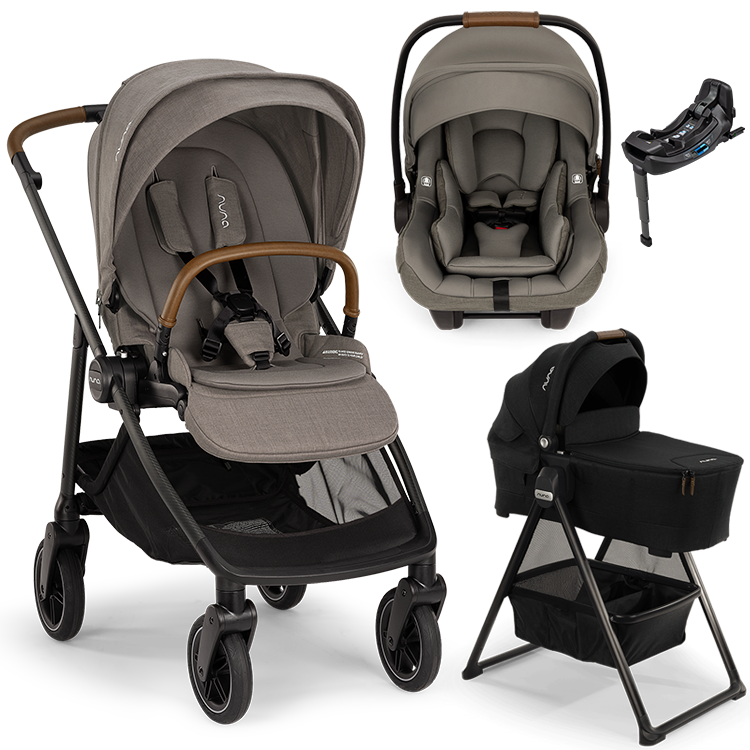 Nuna® SWIV™ Stroller + Bassinet + PIPA Aire / PIPA RX / PIPA Aire RX Travel System