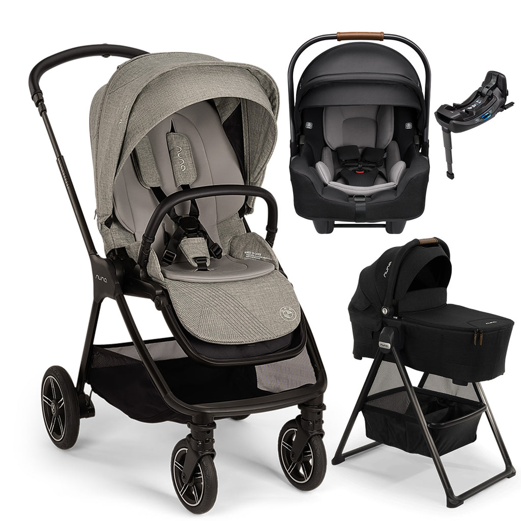 Nuna® TRIV Next™ + Bassinet + PIPA Aire / PIPA RX / PIPA Aire RX Travel System